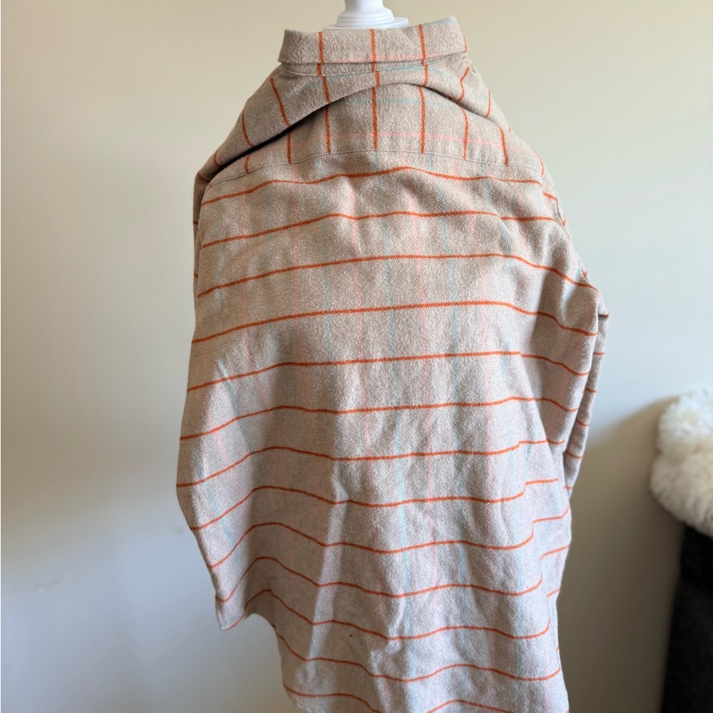 Madewell Flannel Sunday button down Keene Plaid long sleeve shirt jacket Sz s - Picture 6 of 7